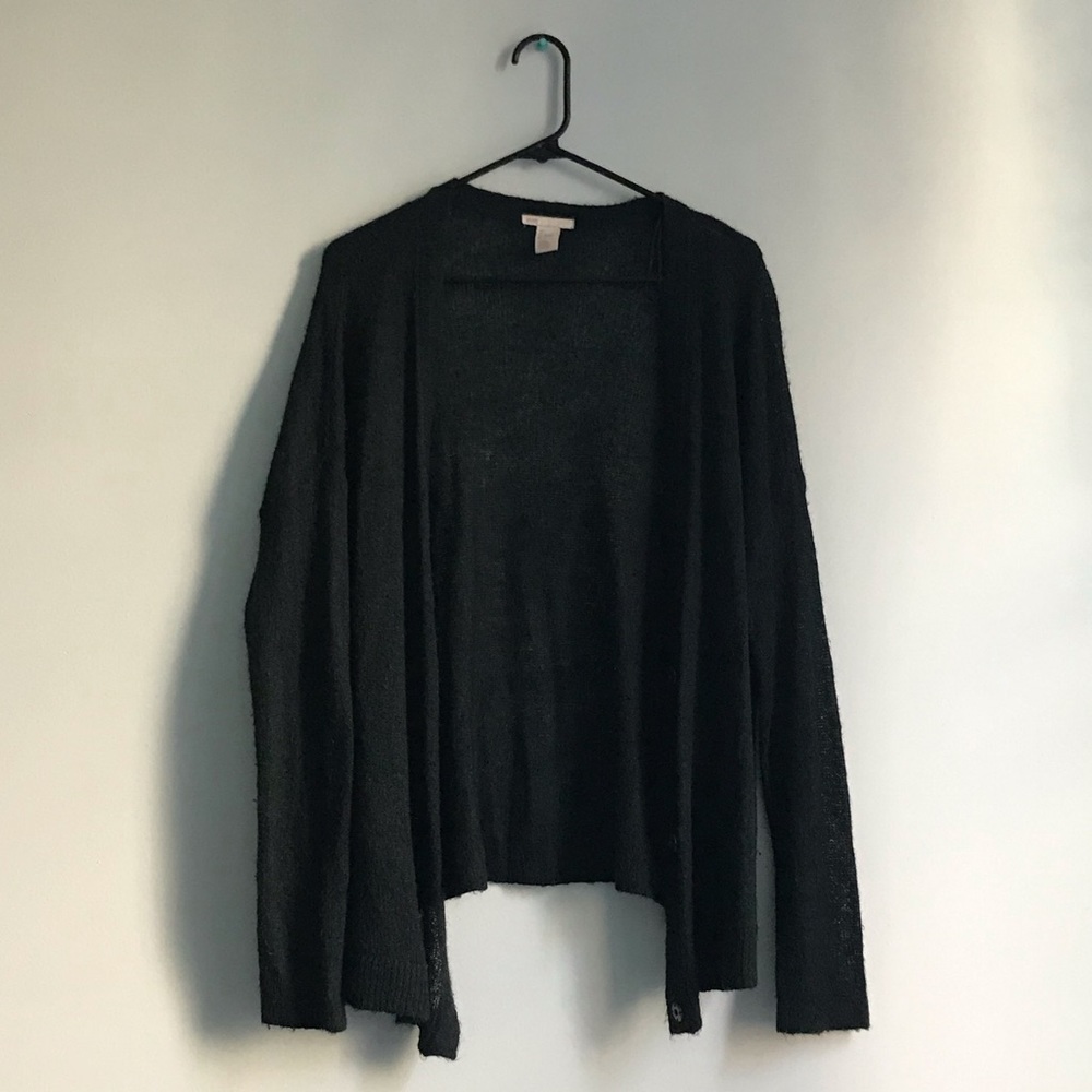 H&M BASIC Dark Teal Knitted Cardigan